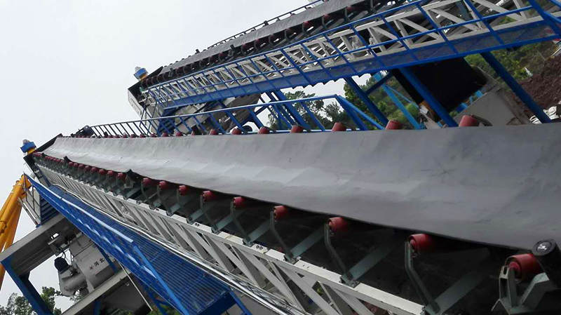 四川攪拌站800帶寬皮帶輸